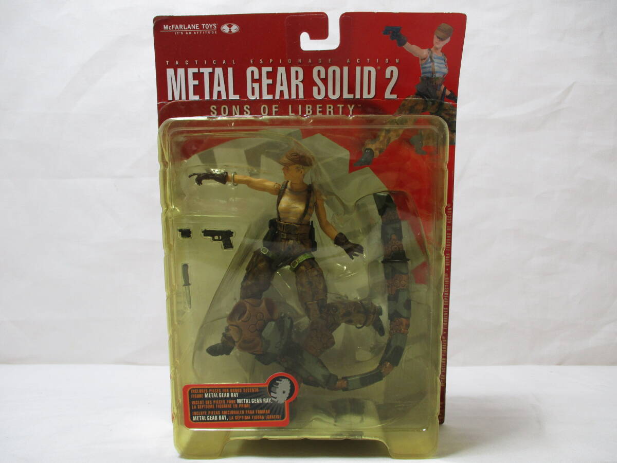 マクファーレントイズ メタルギアソリッド2 アクションフィギュア オルガ 未開封品拍卖