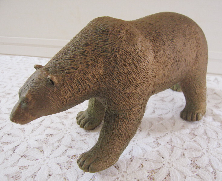 ■大きい!30cm★GOLD ゴールド アニマル フィギュア★クマ■多少難あり拍卖