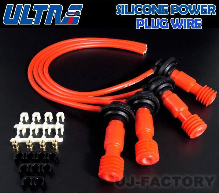 ULTRA / ウルトラ シリコーン (シリコン) パワープラグコード KAWASAKI ゼファー750RS (空冷4気筒/750cc) H8~ ≪ID/533≫拍卖