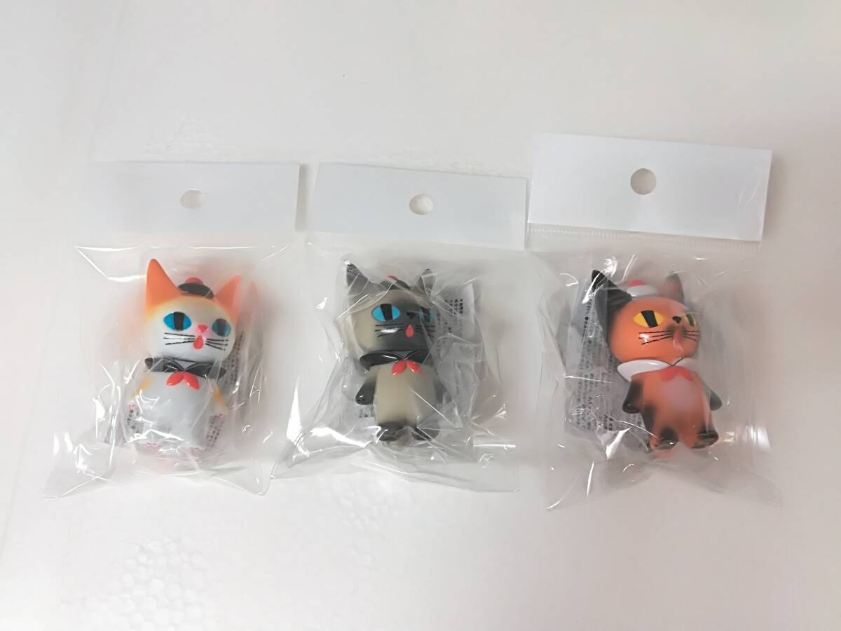 ■未使用 VAG SERIES 39 黒ねこ意匠 my little Teo マイリトル テオ フィギュア 3種セット拍卖
