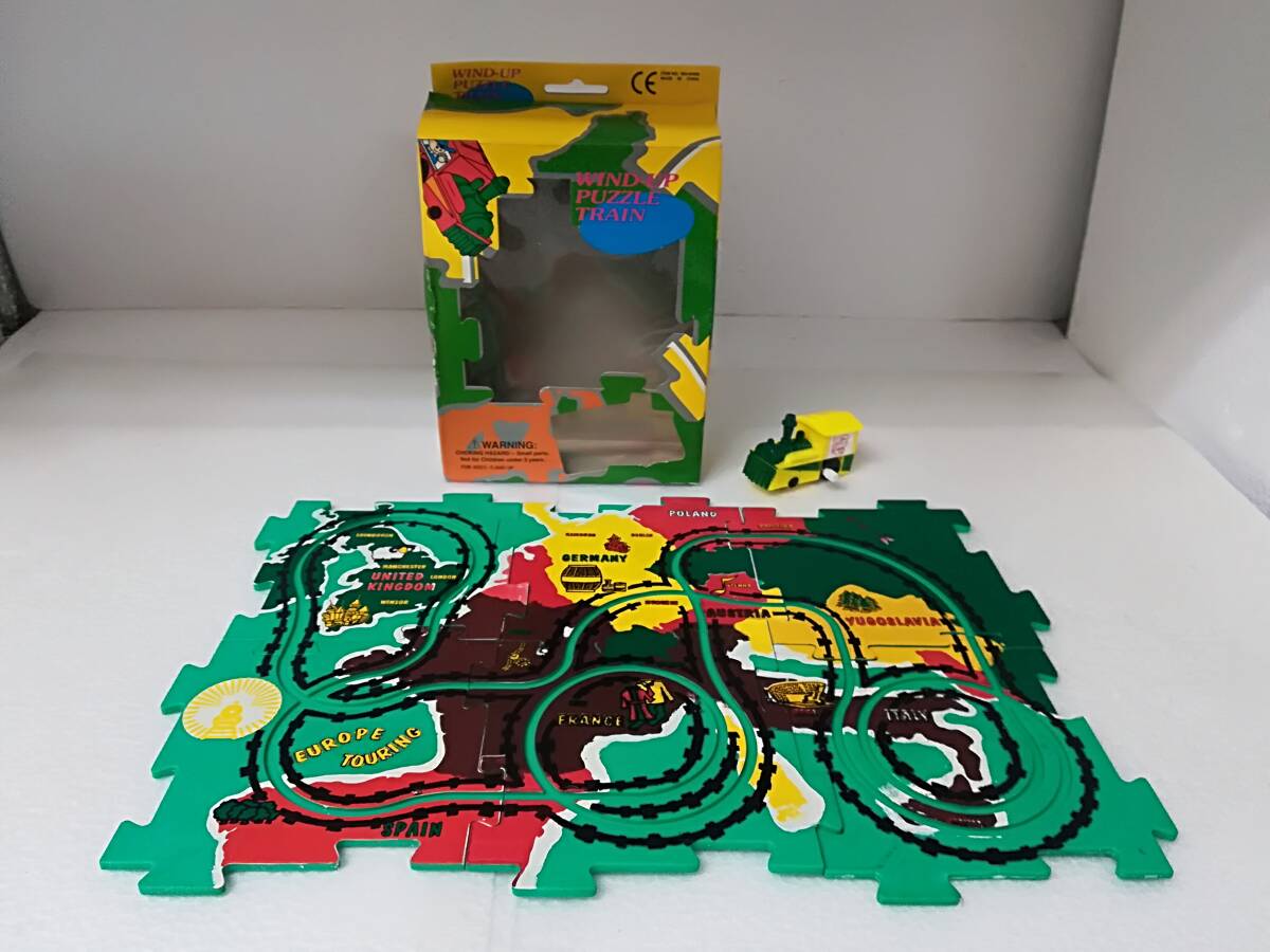 ■WIND-UP パズルトレイン PUZZLE TRAIN VEHICLES SERIES ビークルシリーズ ゼンマイ 電車 パズルレール おもちゃ拍卖