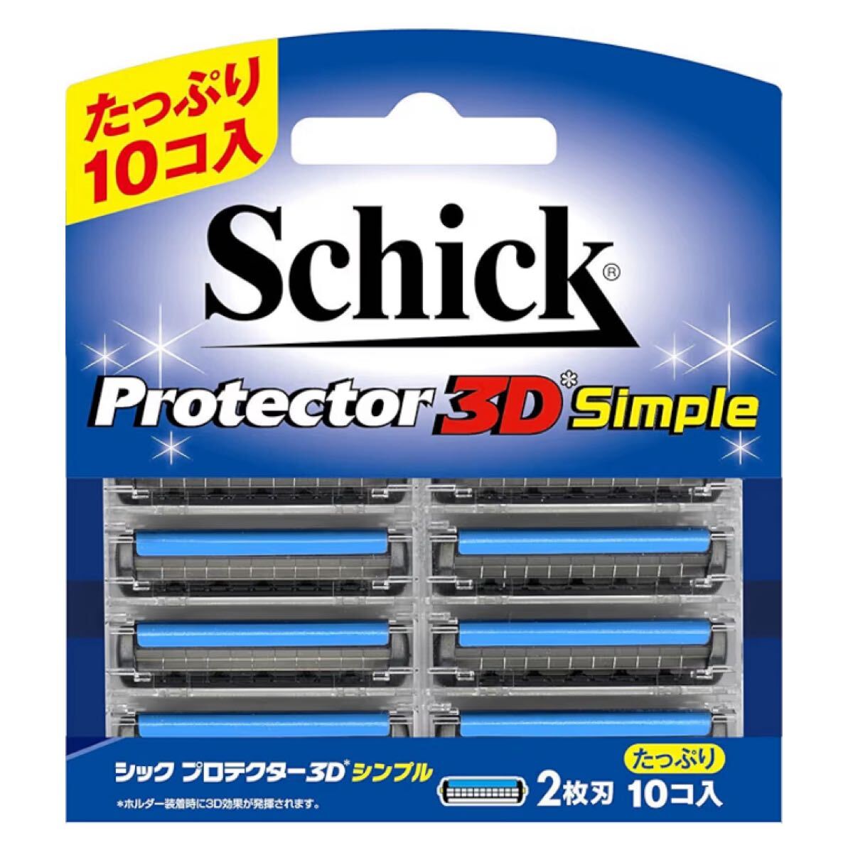 シック Schick プロテクター3D シンプル 替刃 (10コ入)拍卖