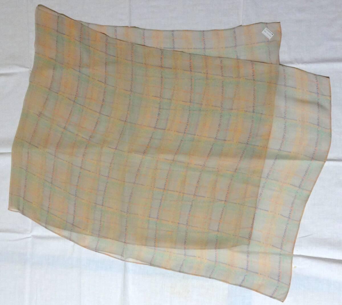 未使用!ジョコンダのブラウスに付いていたシックなストール(スカーフ)、ポリエステル100%拍卖