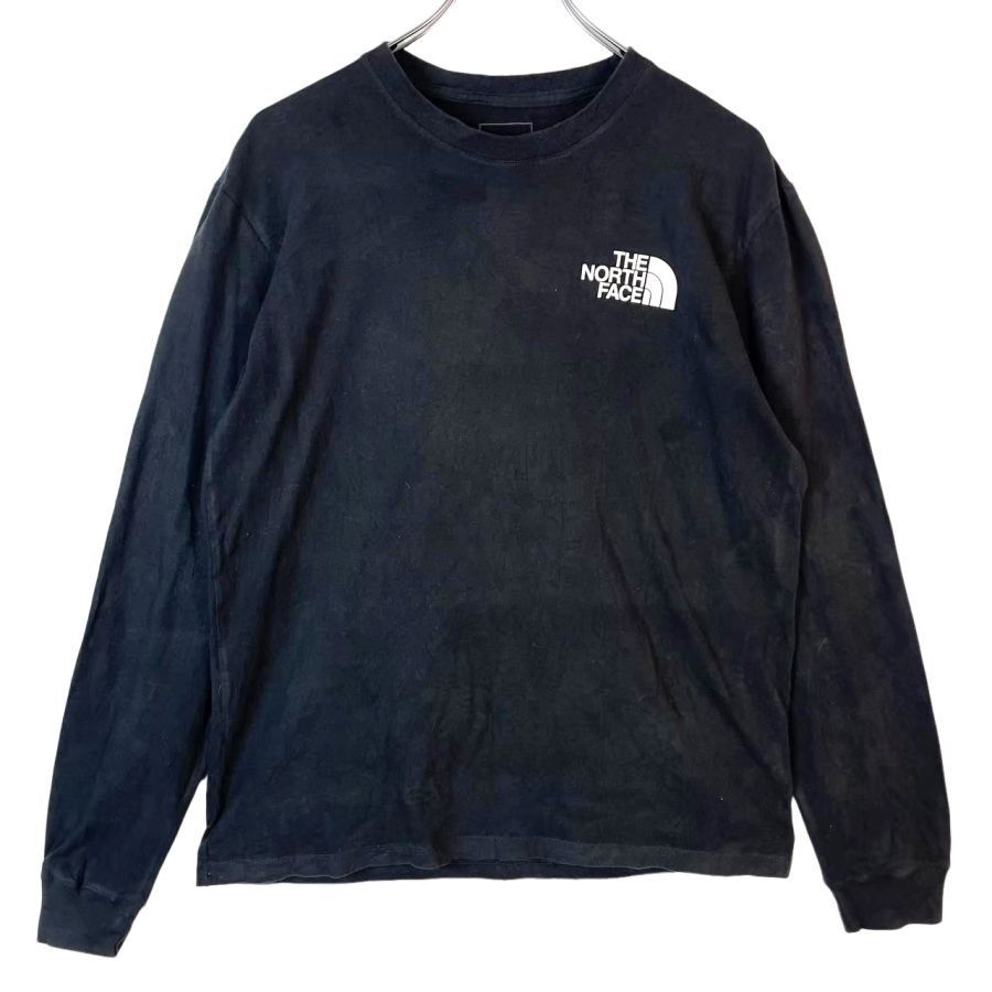 ノースフェイスTHE NORTH FACE長袖TシャツロンTハーフドームロゴワンポイントボックスロゴ両面プリント黒ブラック白ホワイトフェード50306拍卖