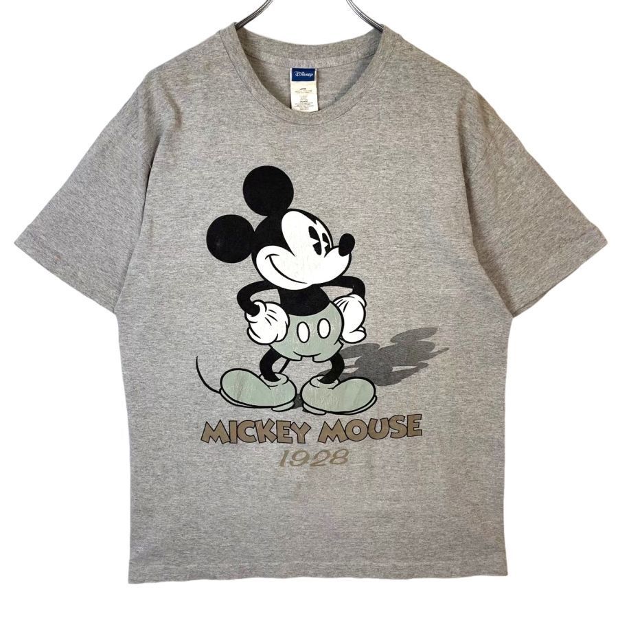 海外限定!ディズニーDisney半袖TシャツキャラクターTキャラ物ミッキーマウスMickey mouseパイカットアイミッキー大判プリント50303拍卖