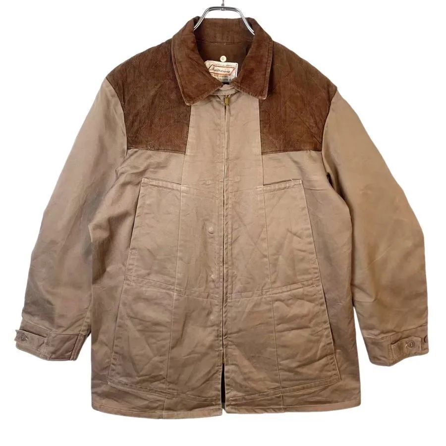 60s70sテッドウィリアムズTed WilliamsシアーズSEARSハンティングジャケッットフィールドジャケットショルダーパッチコーデュロイ切り50305拍卖