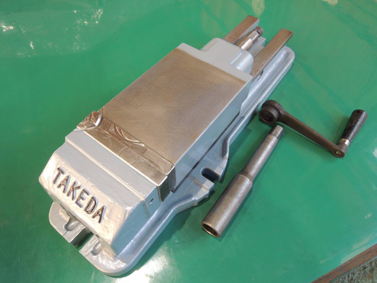 武田機械 油圧バイス 口金幅125㎜ 再塗装品 中古 工具 #561拍卖