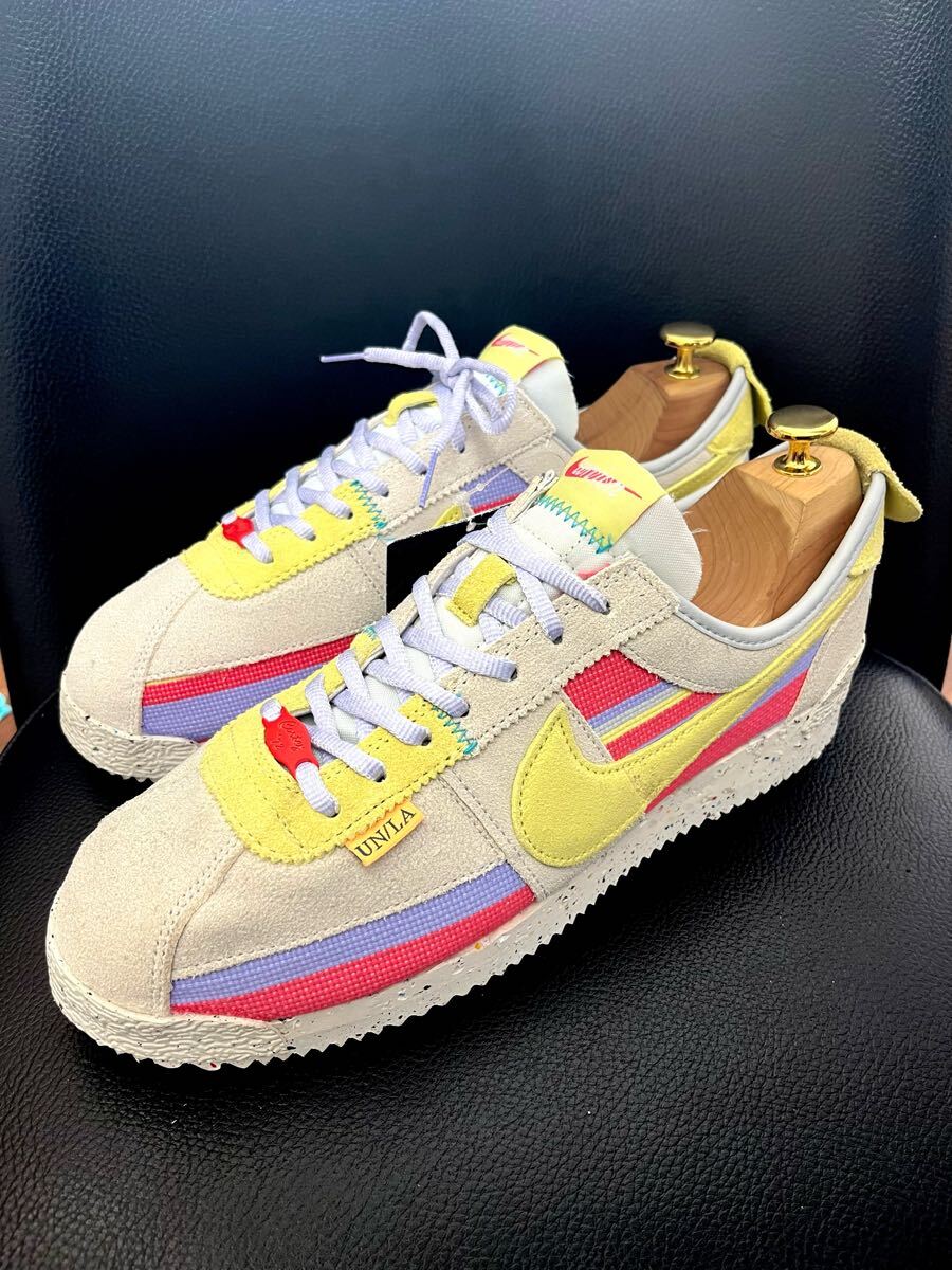 新品未使用☆NIKE×UNION LA☆ナイキコルテッツSP☆Cortez SP50周年記念Lemon Frost DR1413-100拍卖