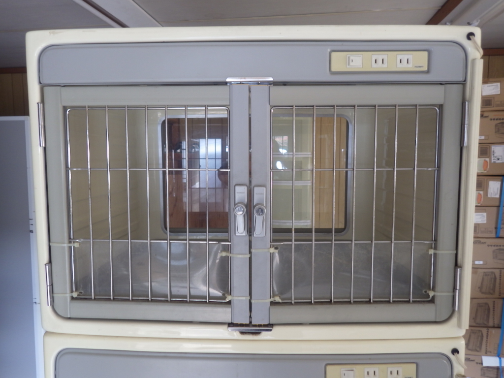 46【S.R】ペットマンション 1段分 ユニット 両面タイプ 業務用 犬猫 ケージ ボンビアルコン 多数在庫有り 香川発 m拍卖