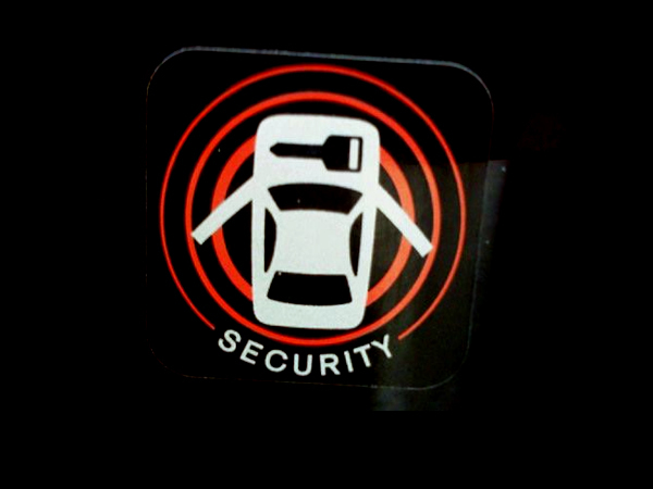 【メール便送料無料】 日産純正 セキュリティアラームステッカー ノート E11 E12 シール拍卖