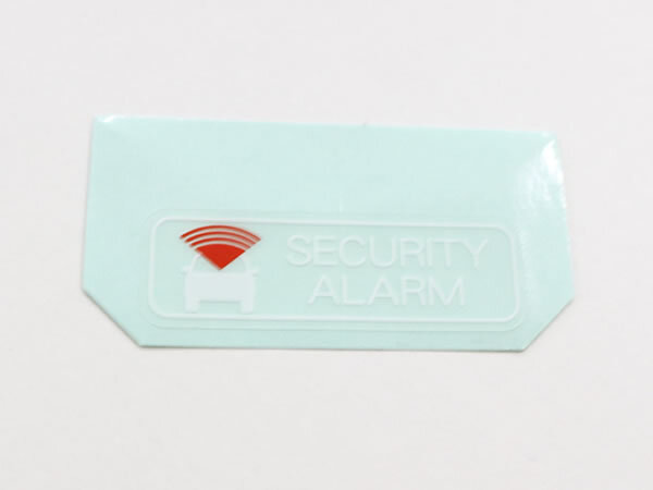 【メール便送料無料】 【正規品】 トヨタ純正部品 セキュリティアラームラベル ピクシスエポック LA300A LA310A ステッカー 盗難防止拍卖