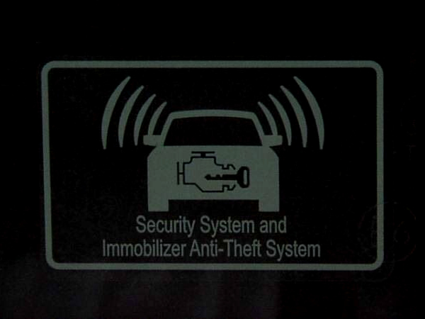 【メール便送料無料】 【ホンダ純正部品】 セキュリティステッカー シール 欧米輸出仕様拍卖