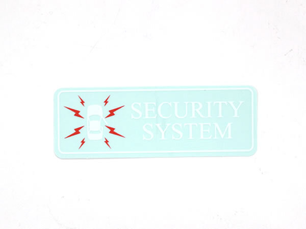 【メール便送料無料】 【正規品】 トヨタ純正部品 セキュリティアラームラベル LABEL AUTO ALARM SECURITY SYSTEM ステッカー 盗難防止拍卖