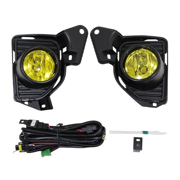 フォグランプキット 200系 ハイエース レジアスエース 4型 5型 6型 S-GL DX ワゴン グランドキャビン リレースイッチ イエロー レンズ 黄色拍卖