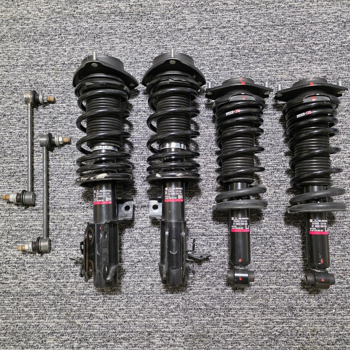 美品!? 後期 BRZ ★ RS-R ★ ダウンサス ZC6 / ZN6 86 サスペンション サス ショック アブソーバー 純正 スバル トヨタ 拍卖