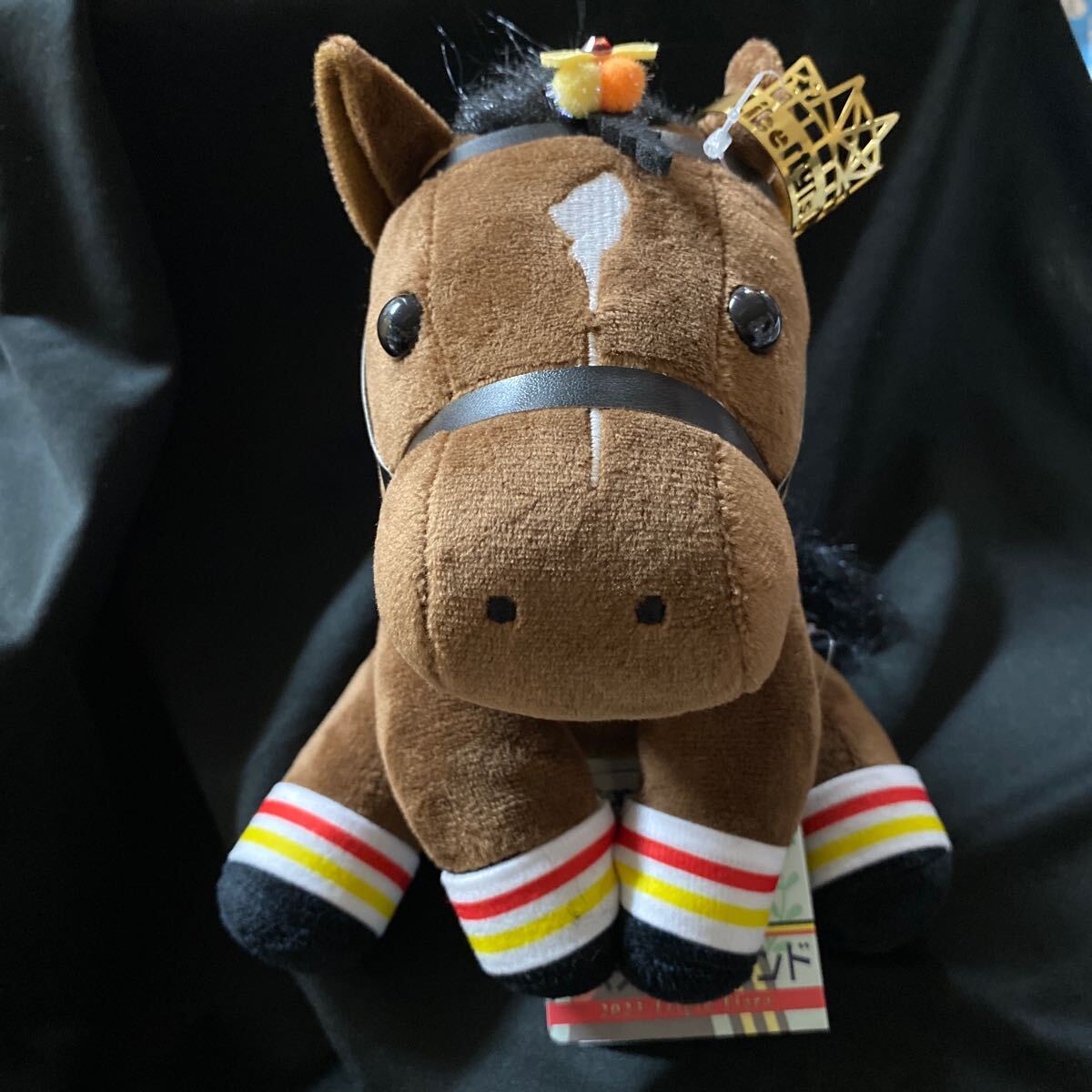 【競馬】リバティアイランド(秋華賞)ぬいぐるみ/アイドルホースMサイズ/王冠付拍卖
