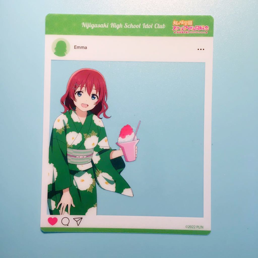 エマヴェルデ【ラブライブ 虹ヶ咲学園スクールアイドル同好会】トキメキ有明ツアー ニジガクトキメキSHOP SNS風クリアスナップ 浴衣 祭り拍卖