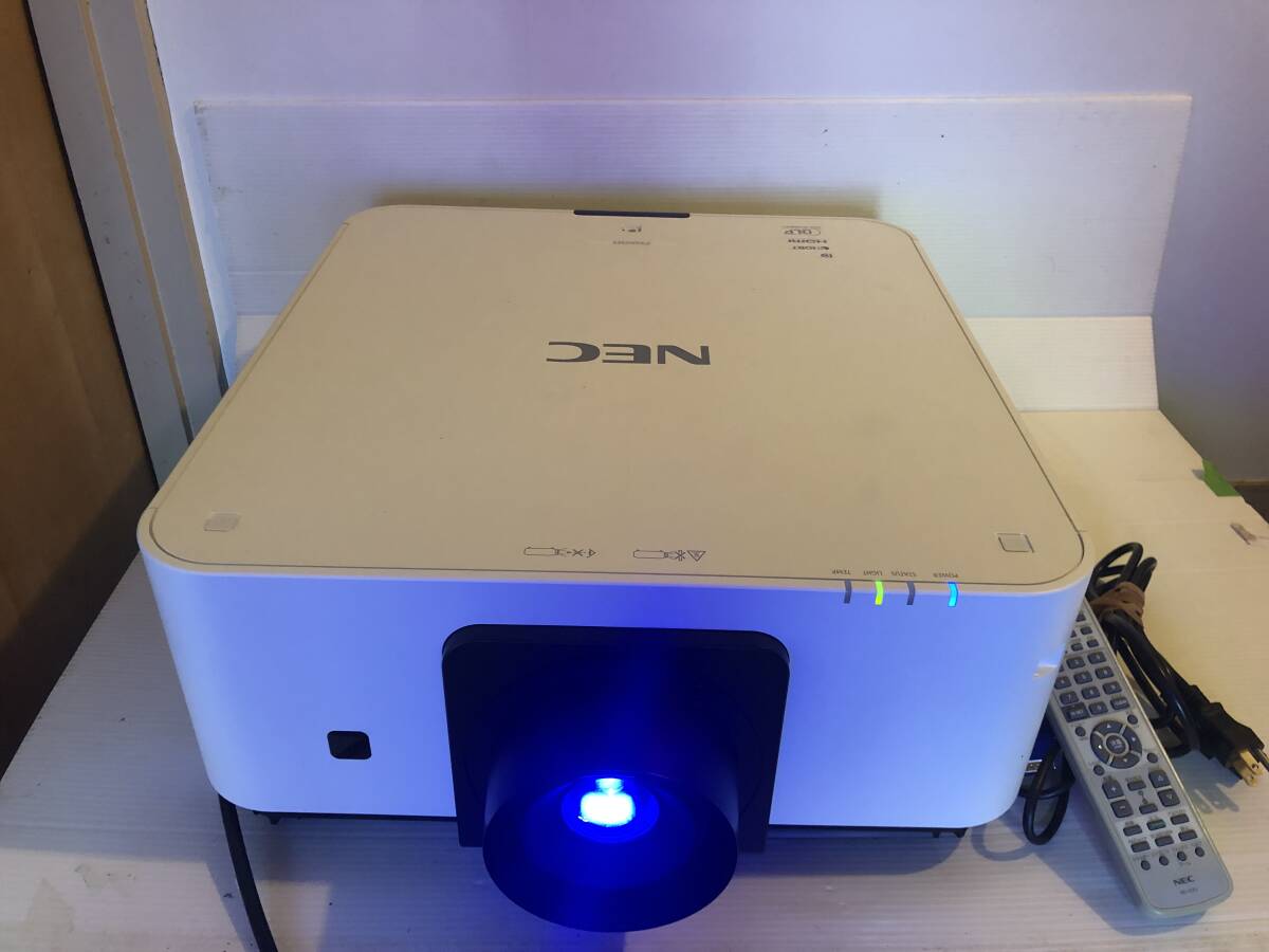 NEC レーザープロジェクター NP-PX602WL-WHJD 6000ルーメン HDMI DISPLAYPORT Picture-In-Picture機能 ランプ最大残り17000時間拍卖