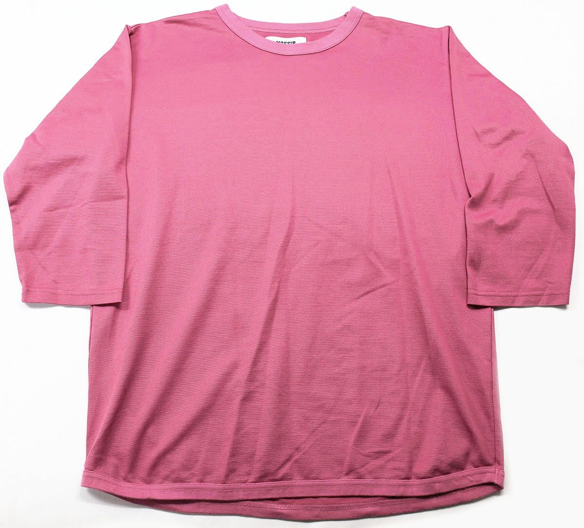 FINE CREEK - MOSSIR (ファインクリーク モシール) Aaron / アーロン クールマックス フットボールTシャツ MOCU009 美品 ピンク size 36拍卖