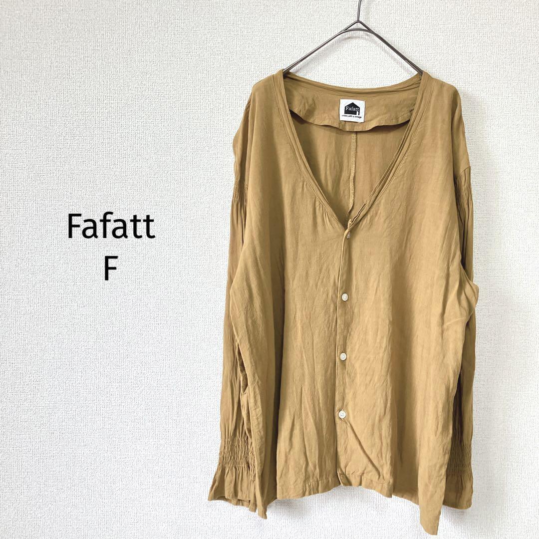 ファファット Fafatt 麻混 ブラウス カーディガン【F】キャンディスリーブ拍卖