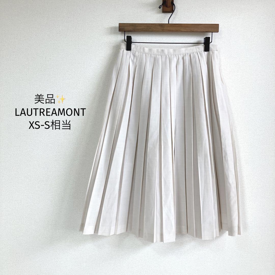 ロートレアモン LAUTREAMONT プリーツスカート【XS-S相当】美品拍卖