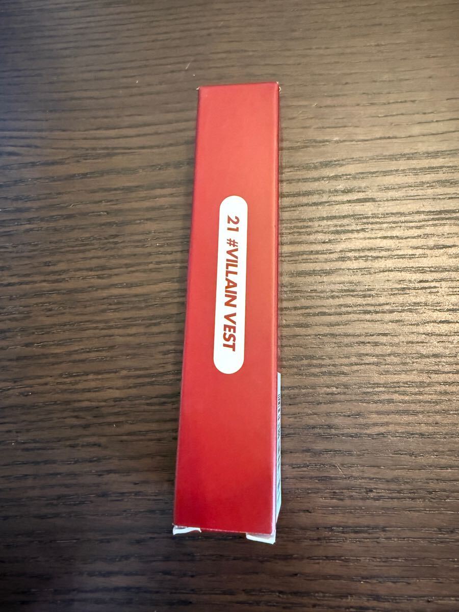 新品★rom&ed ロムアンド ゼロベルベットティント #21ヴィランベスト ディープレッド 赤使用期限2025.5.9拍卖