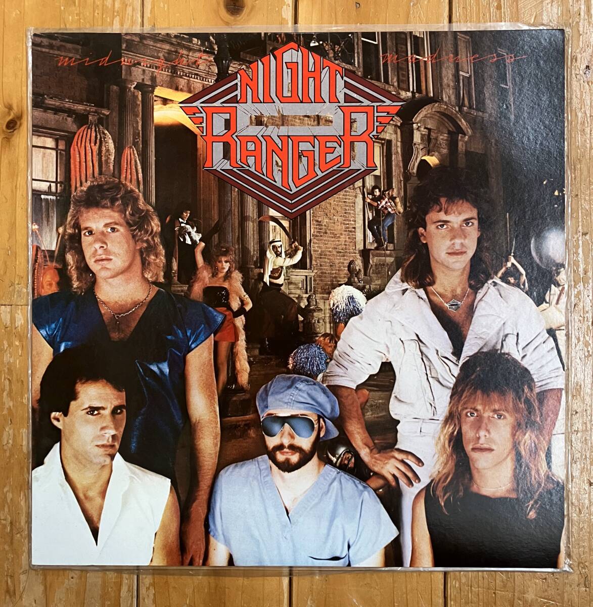 NIGHT RANGER ナイト・レンジャー★MIDNIGHT MADNESS ミッドナイト・マッドネス 国内盤レコードLP!拍卖