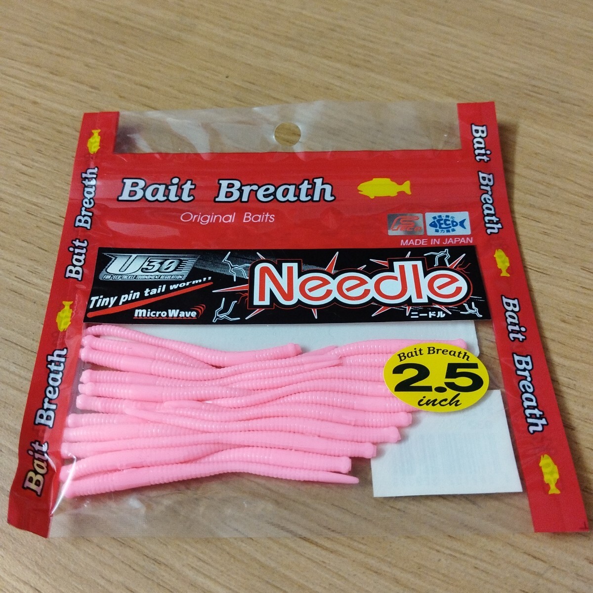 Bait Breath (ベイトブレス) ワーム ルアー U30 ニードル2.5#129バブルガムピンクⅦ未使用品拍卖