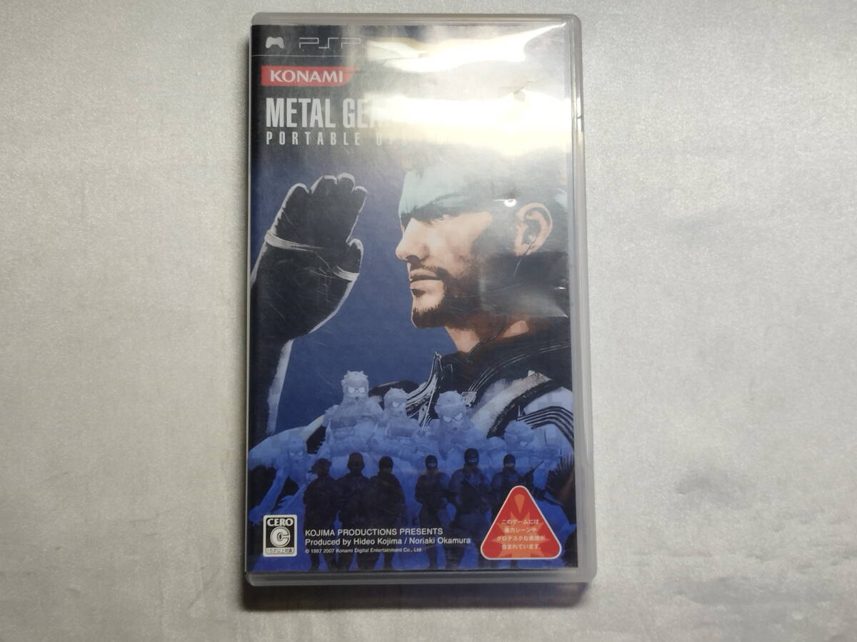 中古品 PSPソフト METAL GEAR SOLID PORTABLE OPS+拍卖