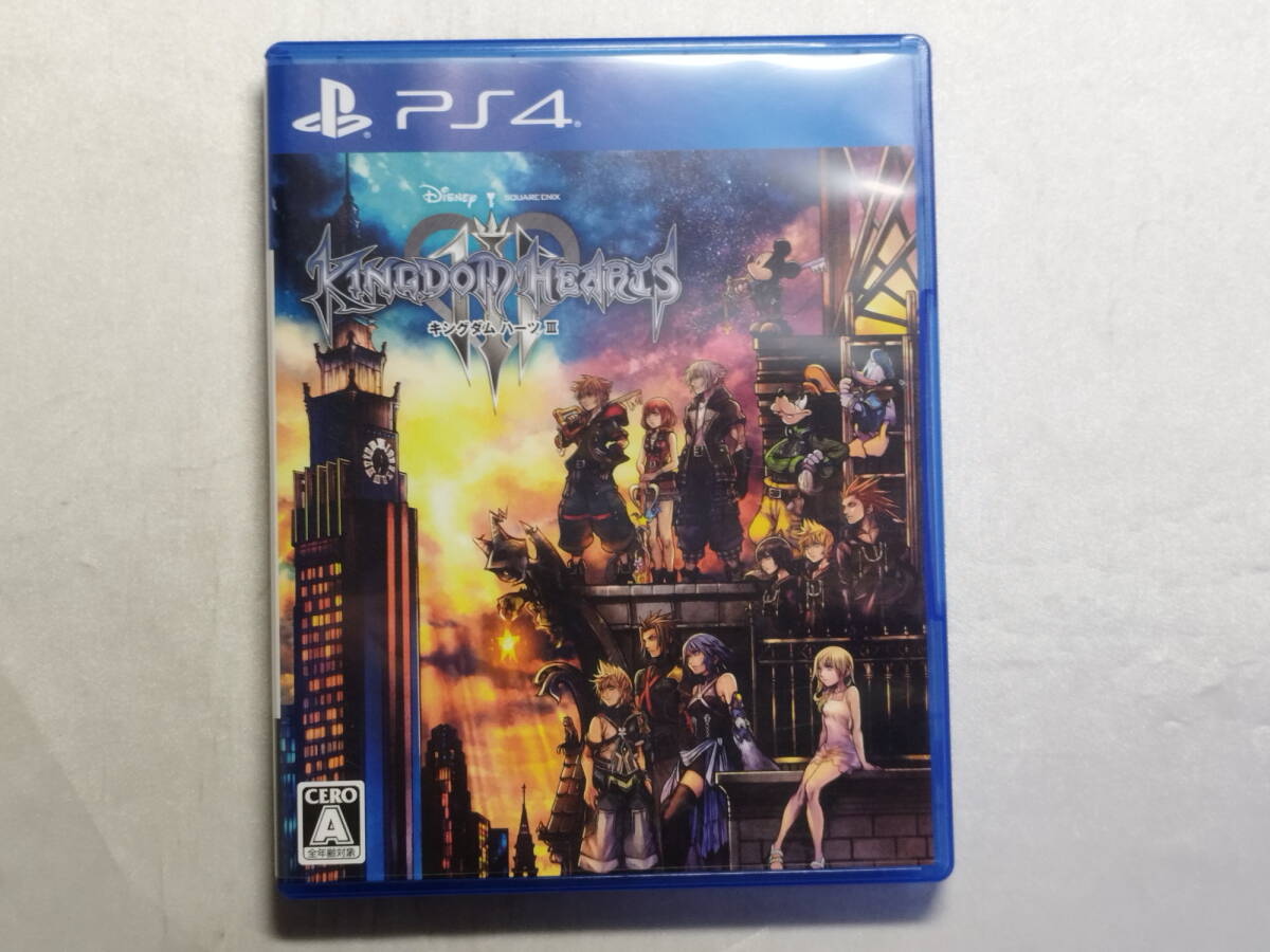 中古品 PS4ソフト キングダムハーツIII拍卖