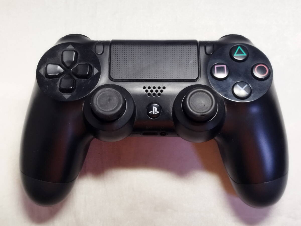 ジャンク品 PS4ハード ワイヤレスコントローラDUALSHOCK4 ジェット・ブラック (CUH-ZCT2J) 不動品拍卖