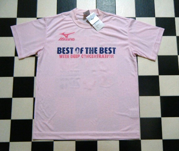 ミズノ 半袖 Tシャツ S ライトピンク れ6757 オール関東 チャンピオンシップ2012拍卖
