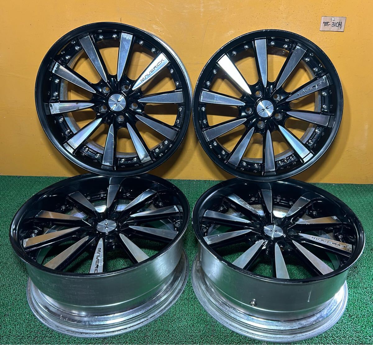 *国産, 深リム, WEDS MAVERICK【19×8.5J +30 PCD:114.3×5H ハブ径: 71mm】拍卖