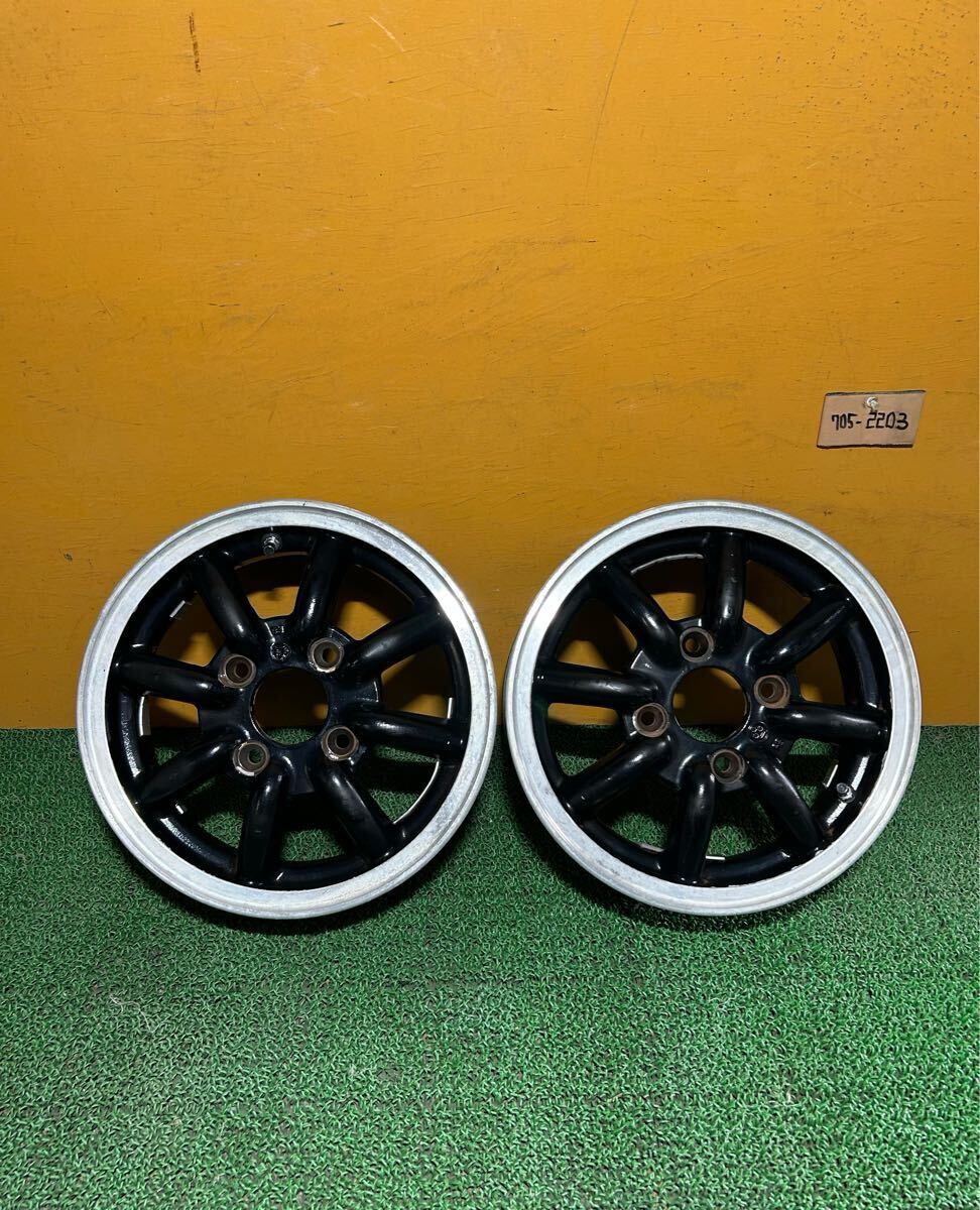 *ワタナベ【13×4.5J +45 PCD:100×4H ハブ径:65mm】*2本セット拍卖