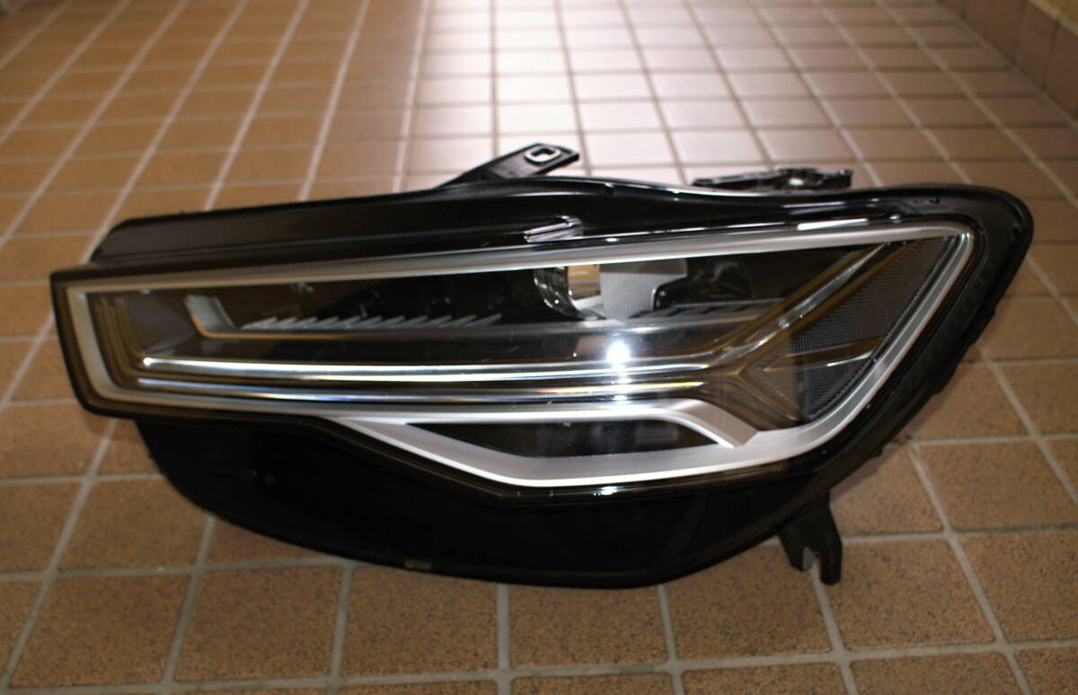 アウディ A6 (C7) 後期 クアトロ ヘッドライト マトリックス 左側拍卖