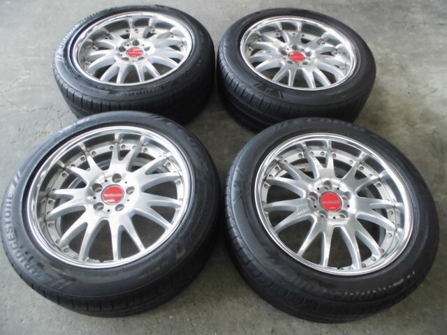 AME CHALLEN★235/50R18★エルグランド、アルファード、エクストレイル、アウトランダー、マークX、クラウンに!シャレン超美品4本セット拍卖