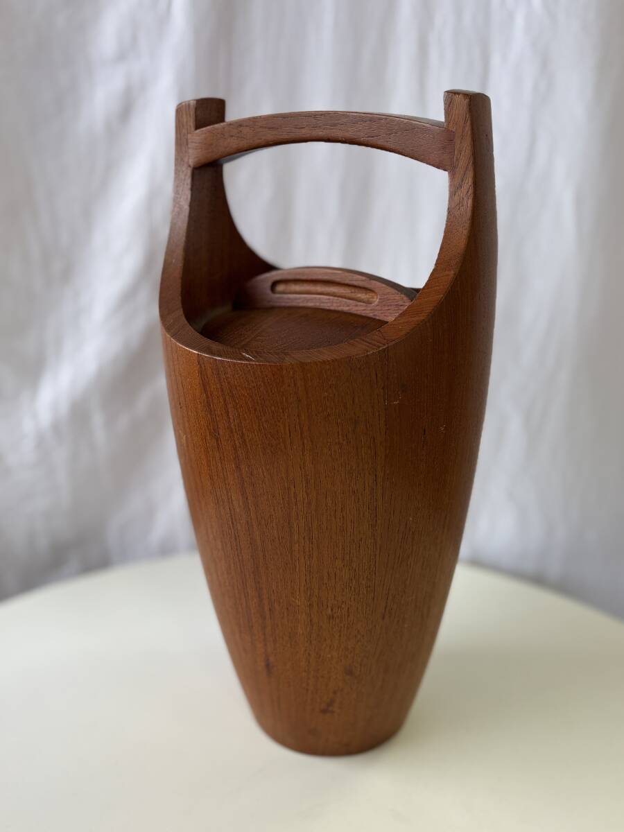 DANSK ダンスク アイスバスケット アイスバケツ チーク 花器 北欧 ヴィンテージ ディスプレイ 生花拍卖