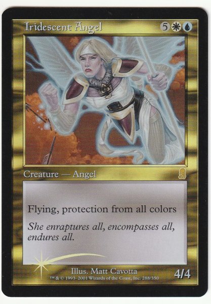 ODY Foil 玉虫色の天使/Iridescent Angel 英語1枚拍卖