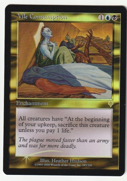 INV Foil 不快な消耗/Vile Consumption 英語1枚拍卖