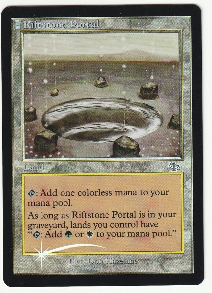 JUD Foil 裂け岩の扉/Riftstone Portal 英語1枚拍卖