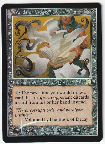 ONS Foil 荒廃の言葉/Words of Waste 英語1枚拍卖