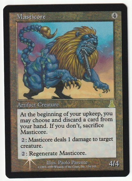 UDS Foil マスティコア/Masticore 英語1枚拍卖