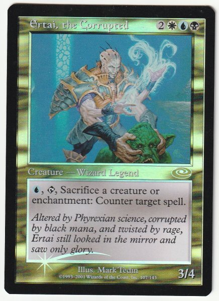 PLS Foil 堕落した者アーテイ/Ertai, the Corrupted 英語1枚拍卖