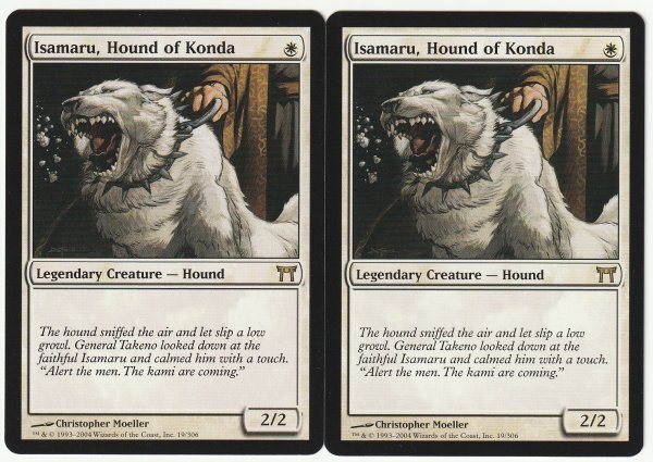 CHK 今田家の猟犬、勇丸/Isamaru, Hound of Konda 英語2枚セット拍卖