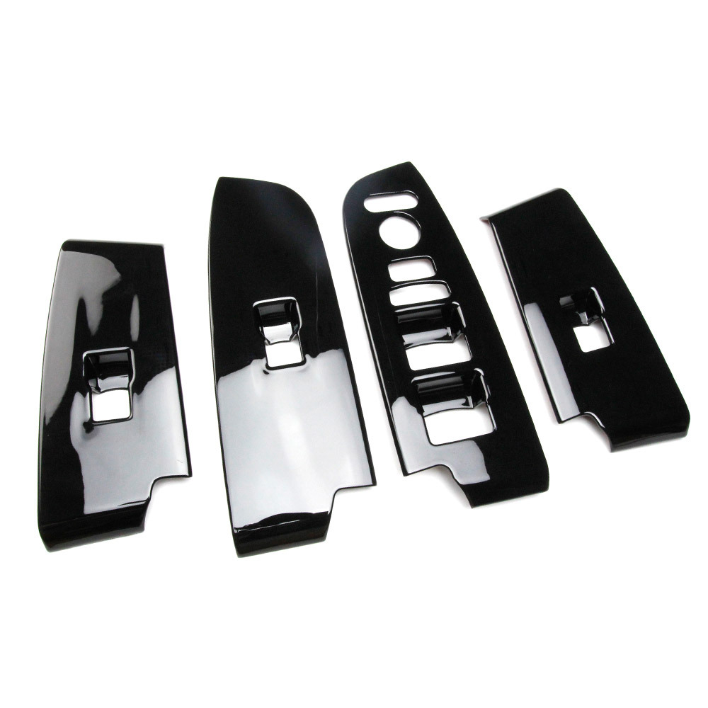 ホンダ 新型 ヴェゼル RV系 ウインドウ スイッチカバー パネル ガーニッシュ 内装 パーツ ピアノブラック 4P@拍卖