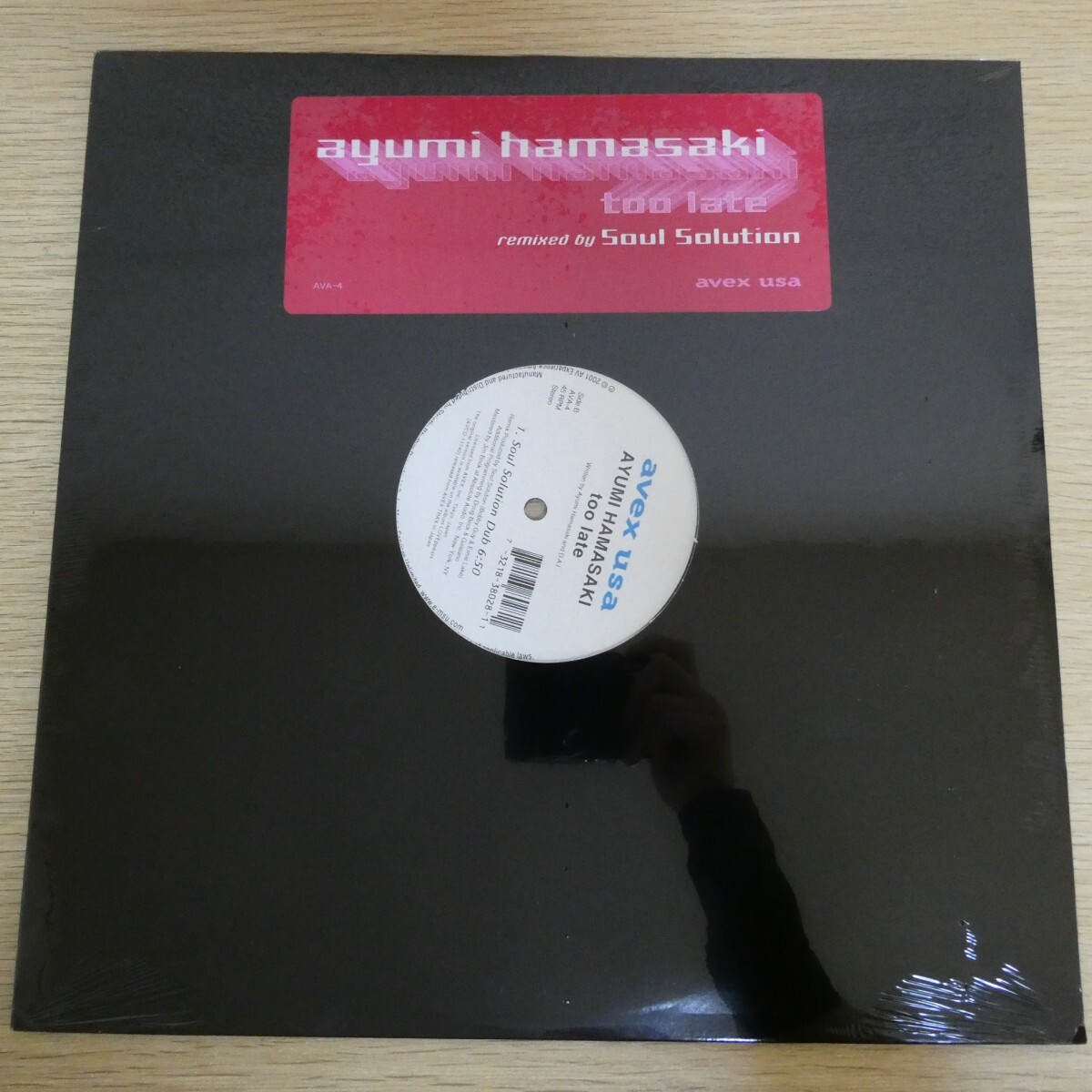 LP2455☆12インチ/未開封 SEALED/avex usa「浜崎あゆみ Ayumi Hamasaki / too late」拍卖