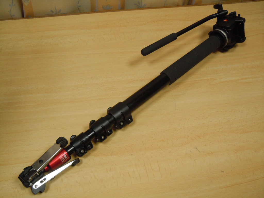 即決! マンフロット 561BHDV-1 4段フルードビデオ 一脚 クイックシュー無 中古品拍卖