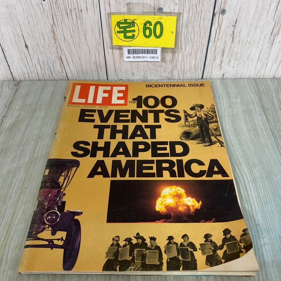 3-#洋書 LIFE BICENTENNIAL ISSUE THE 100 EVENTS THAT SHAPED AMERICA LIFE誌 ライフ誌 1975年 昭和50年拍卖