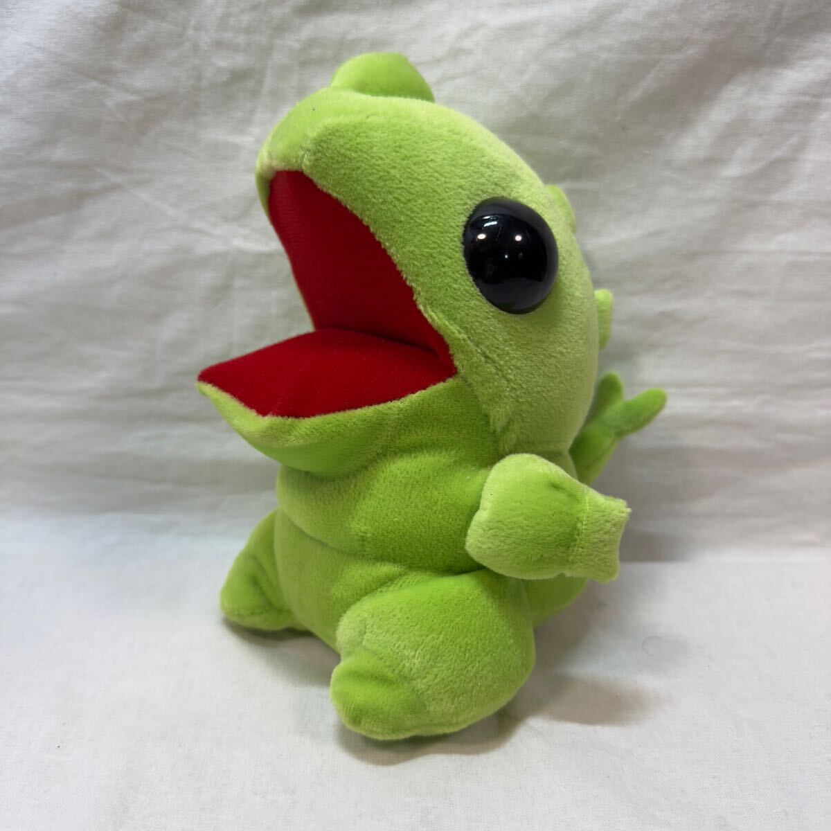 送料無料 激レア レトロ ワギャン ぬいぐるみ 高さ約16.5cm ☆ ワギャンランド ナムコ 殿堂宮 ゲームキャラクター拍卖