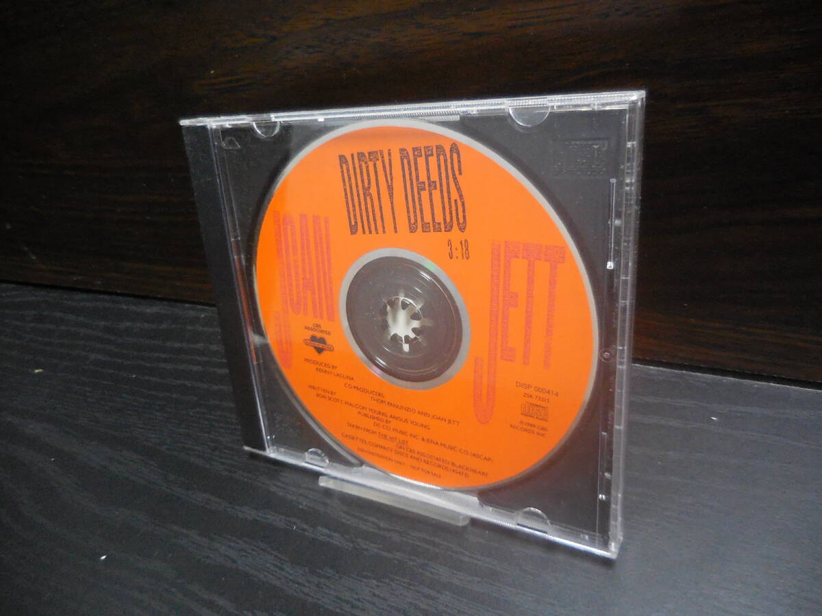 JOAN JETT ジョーン・ジェット DIRTY DEEDS ZSK-73215 プロモ盤 非売品 プロモーションCD拍卖